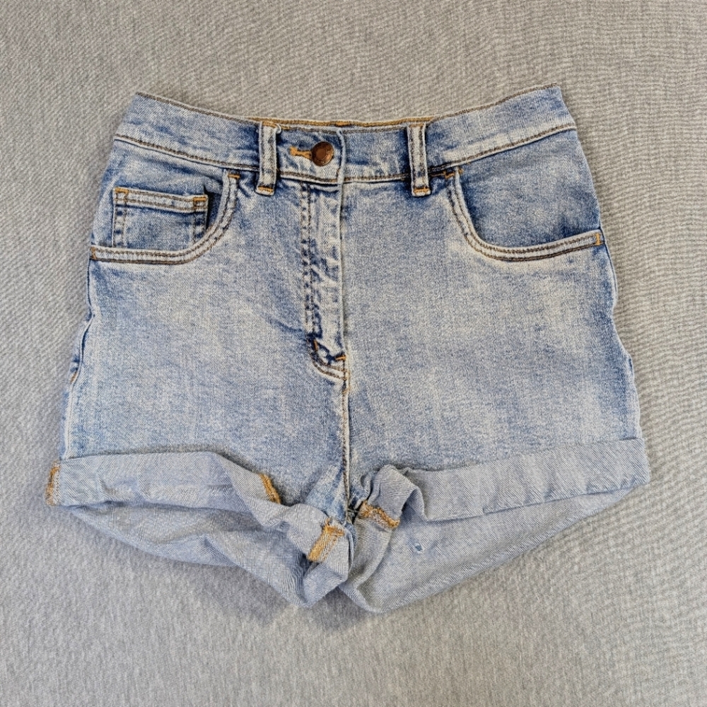 Wilfred Free Denim Shorts Women's 4 Light Wash Blue High Rise